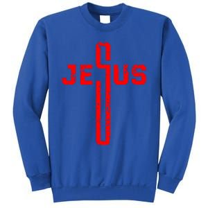 Jesus Cross Christian Religious Sweatshirt