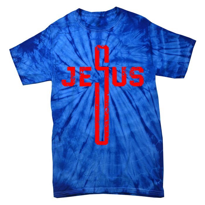 Jesus Cross Christian Religious Tie-Dye T-Shirt