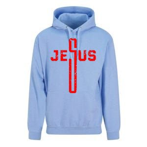 Jesus Cross Christian Religious Unisex Surf Hoodie