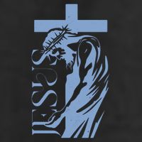 Jesus Christ Cross Christian Faith 7 Panel Mesh Trucker Snapback Hat