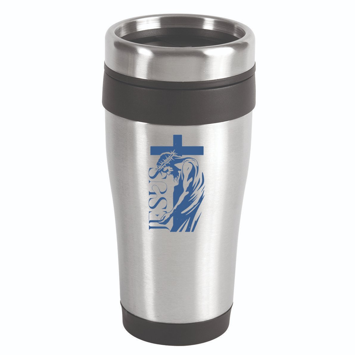 Jesus Christ Cross Christian Faith 16oz Travel Tumbler