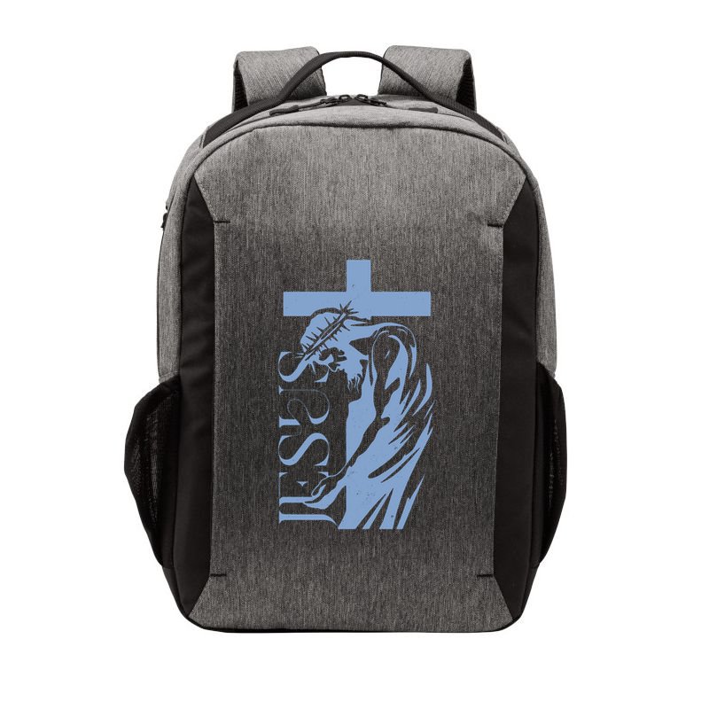 Jesus Christ Cross Christian Faith Vector Backpack
