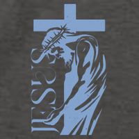 Jesus Christ Cross Christian Faith Vector Backpack