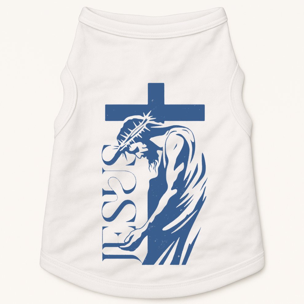 Jesus Christ Cross Christian Faith Doggie Tank