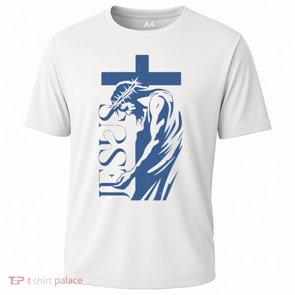 Jesus Christ Cross Christian Faith Cooling Performance Crew T-Shirt