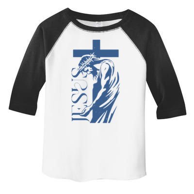 Jesus Christ Cross Christian Faith Toddler Fine Jersey T-Shirt