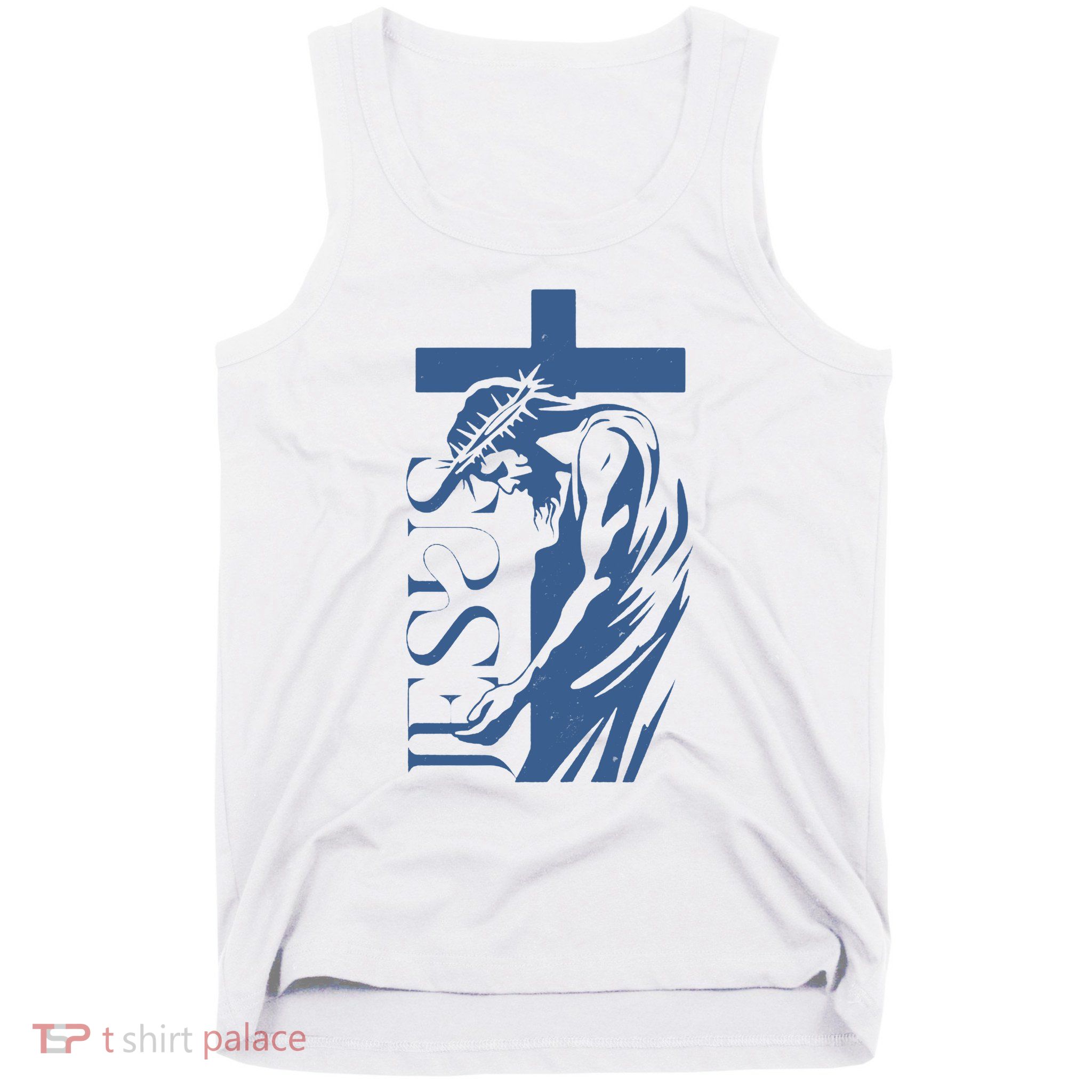 Jesus Christ Cross Christian Faith Tank Top