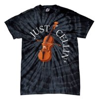 Just Cellin Cello Player Cellist Musician Classical Music Long Sleeve Tie-Dye T-Shirt