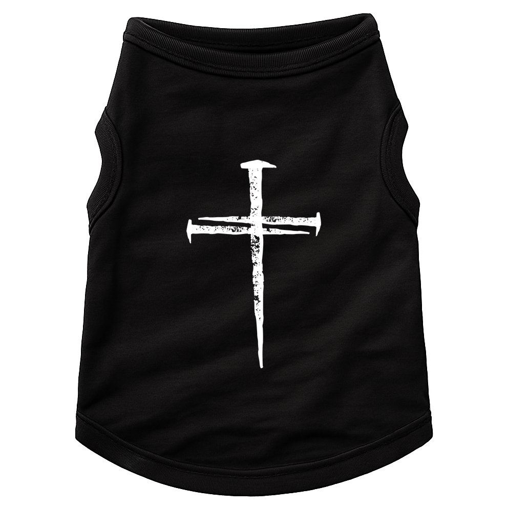 Jesus Cross Christian Vintage Doggie Tank