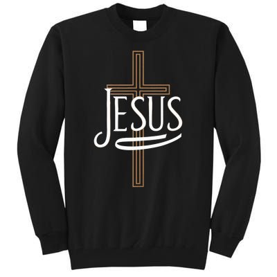 Jesus Cross Crucifixion Religion Christianity Christ Faith Tall Sweatshirt