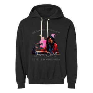 Jasmine Crockett Crockett Clapback Queen Of Smackdowns Garment-Dyed Fleece Hoodie