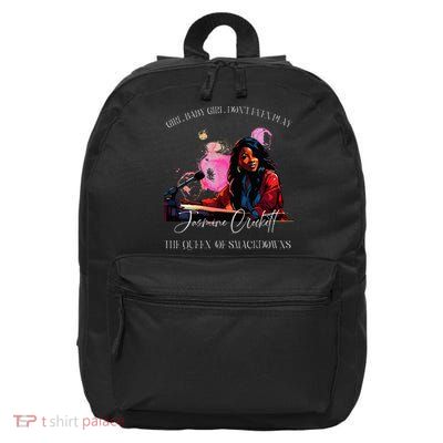 Jasmine Crockett Crockett Clapback Queen Of Smackdowns 16 in Basic Backpack