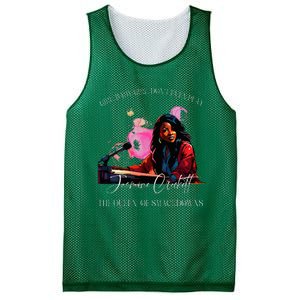 Jasmine Crockett Crockett Clapback Queen Of Smackdowns Mesh Reversible Basketball Jersey Tank