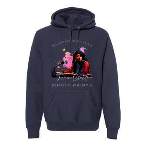 Jasmine Crockett Crockett Clapback Queen Of Smackdowns Premium Hoodie