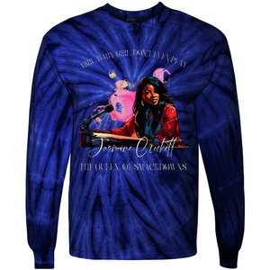 Jasmine Crockett Crockett Clapback Queen Of Smackdowns Tie-Dye Long Sleeve Shirt