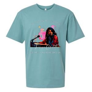 Jasmine Crockett Crockett Clapback Queen Of Smackdowns Sueded Cloud Jersey T-Shirt