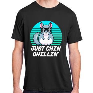 Just Chin Chillin Funny Chinchilla Lovers Kawaii Chinchillin Adult ChromaSoft Performance T-Shirt