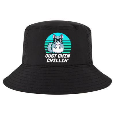 Just Chin Chillin Funny Chinchilla Lovers Kawaii Chinchillin Cool Comfort Performance Bucket Hat