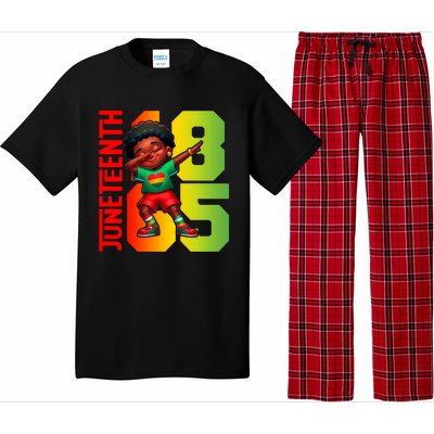 Junenth Celebrate Dabbing Vibes Only Black African Meaningful Gift Pajama Set