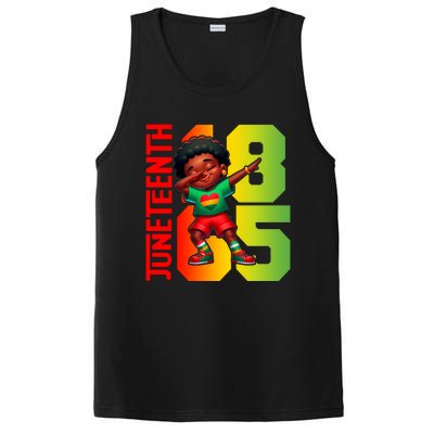 Junenth Celebrate Dabbing Vibes Only Black African Meaningful Gift PosiCharge Competitor Tank