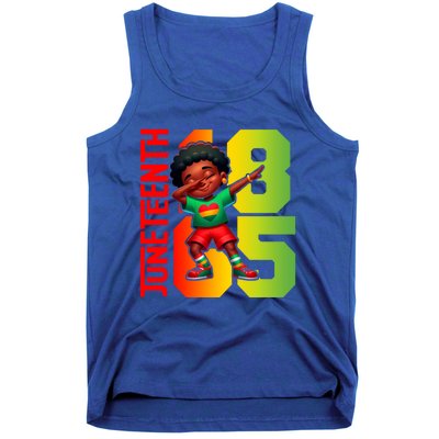 Junenth Celebrate Dabbing Vibes Only Black African Meaningful Gift Tank Top