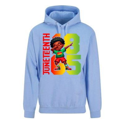 Junenth Celebrate Dabbing Vibes Only Black African Meaningful Gift Unisex Surf Hoodie