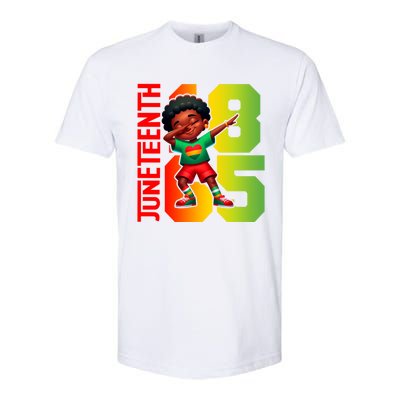 Junenth Celebrate Dabbing Vibes Only Black African Meaningful Gift Softstyle CVC T-Shirt