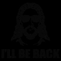 Jesus Christ Design I´ll Be Back Jesus Visor