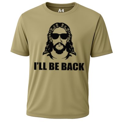 Jesus Christ Design I´ll Be Back Jesus Performance Shirt