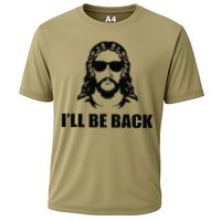 Jesus Christ Design I´ll Be Back Jesus Cooling Performance Crew T-Shirt