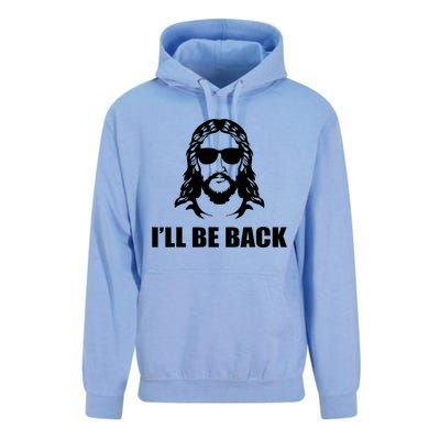 Jesus Christ Design I´Ll Be Back Jesus Unisex Surf Hoodie