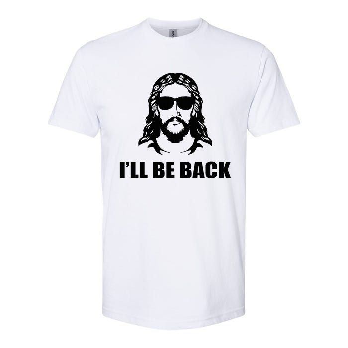 Jesus Christ Design I´Ll Be Back Jesus Softstyle CVC T-Shirt