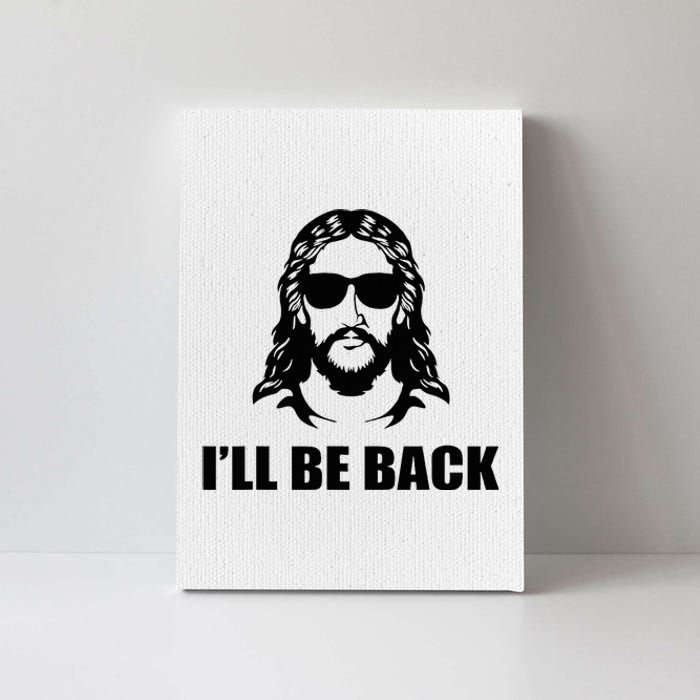 Jesus Christ Design I´Ll Be Back Jesus Canvas