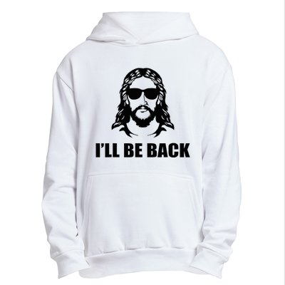 Jesus Christ Design I´Ll Be Back Jesus Urban Pullover Hoodie