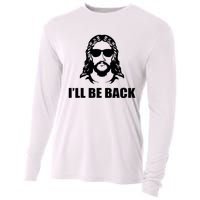 Jesus Christ Design I´Ll Be Back Jesus Cooling Performance Long Sleeve Crew