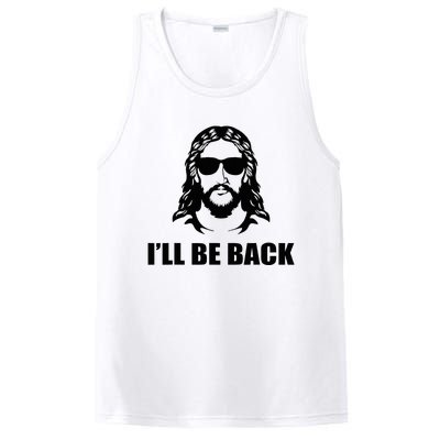 Jesus Christ Design I´Ll Be Back Jesus PosiCharge Competitor Tank