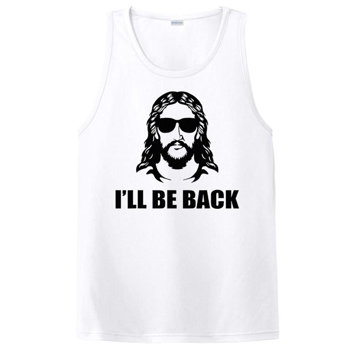 Jesus Christ Design I´Ll Be Back Jesus PosiCharge Competitor Tank