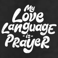 Jesus Christian Easter Vintage Retro My Love Language Is Prayer Beanie