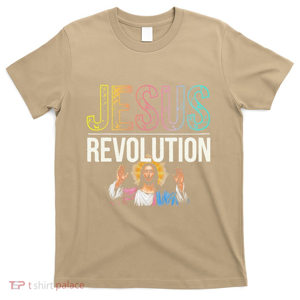Jesus Christian Easter Day Religious Revolution Christ Faith T-Shirt