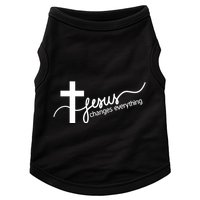 Jesus Changes Everything Cross Doggie Tank