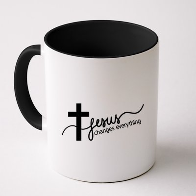 Jesus Changes Everything Cross Mug