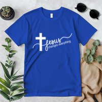 Jesus Changes Everything Cross Premium T-Shirt
