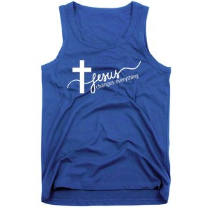 Jesus Changes Everything Cross Tank Top