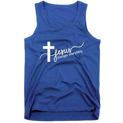 Jesus Changes Everything Cross Tank Top