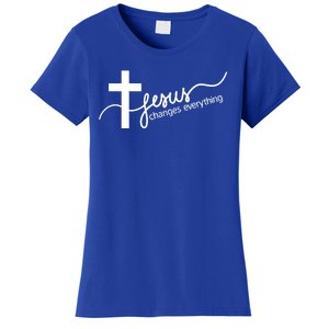 Jesus Changes Everything Cross Women's T-Shirt