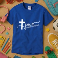 Jesus Changes Everything Cross Kids T-Shirt