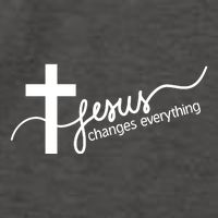 Jesus Changes Everything Cross Vector Backpack