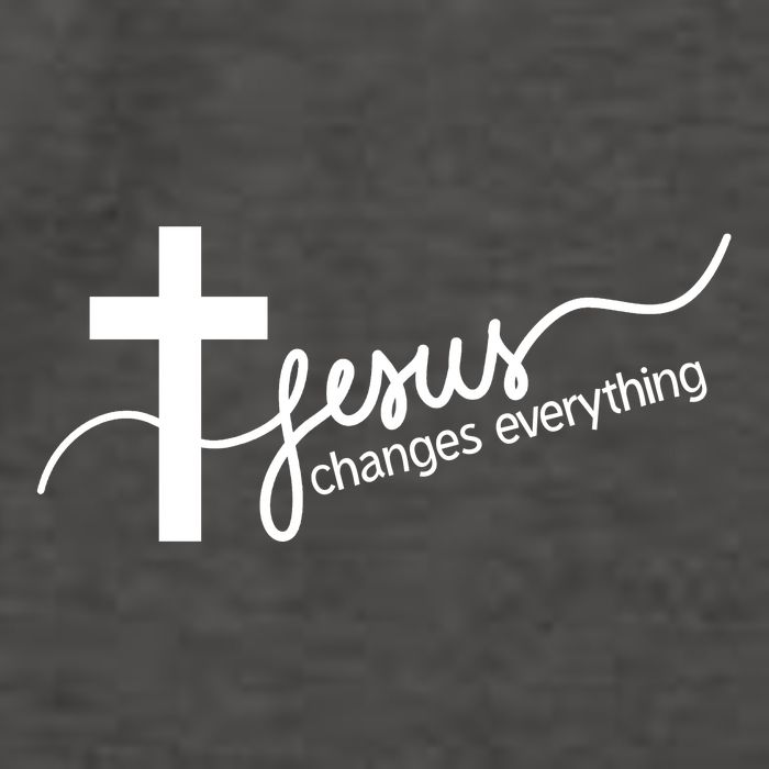 Jesus Changes Everything Cross Vector Backpack