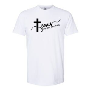 Jesus Changes Everything Cross Softstyle CVC T-Shirt