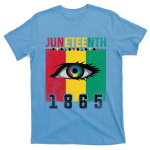 Juneteenth Celebration Eye Black History African American Gift T-Shirt